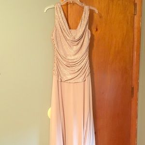 R&M Richards Maxi Dress with Cowl Neck